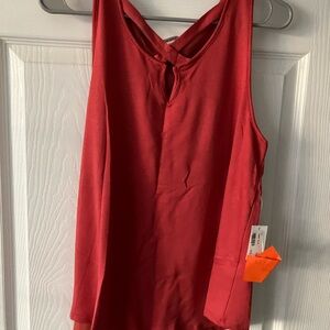 Rust Sleeveless Women's Top